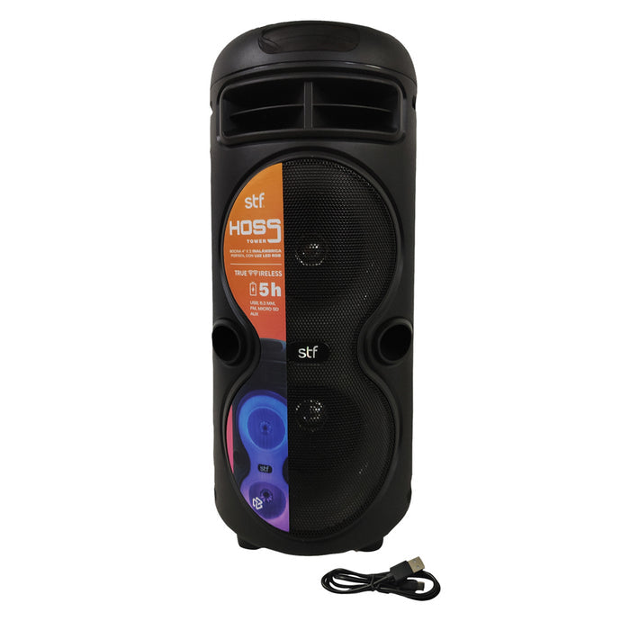 STF ST-S59116 altavoz portátil y para fiesta Altavoz de fiesta Negro 10 W, 4 Ohmio, Inalámbrico