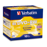 94839 - Verbatim DataLifePlus DVD+RW dvds en blanco 4,7 GB DVD+RW 10 pieza(s) 4 x