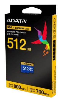 ADATA UD512GEX3L1-C Memoria Flash 512 GB MicroSDXC 800 MB/s 700 MB/s