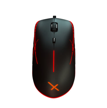 MOUSE GAMER XZEAL XZ930 ALAMBRICO 12400 DPIS 8 BOTONES RGB (XZMX930B)