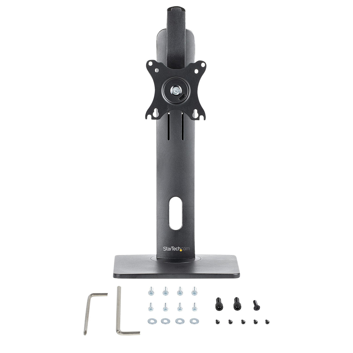 StarTech.com Soporte para un Monitor - Base para Monitor con Ajuste de Altura - para Monitores VESA de hasta 32" (7kg) - Soporte Ergonómico para Escritorio - con Inclinación/Giro/Rotación Monitor Negro