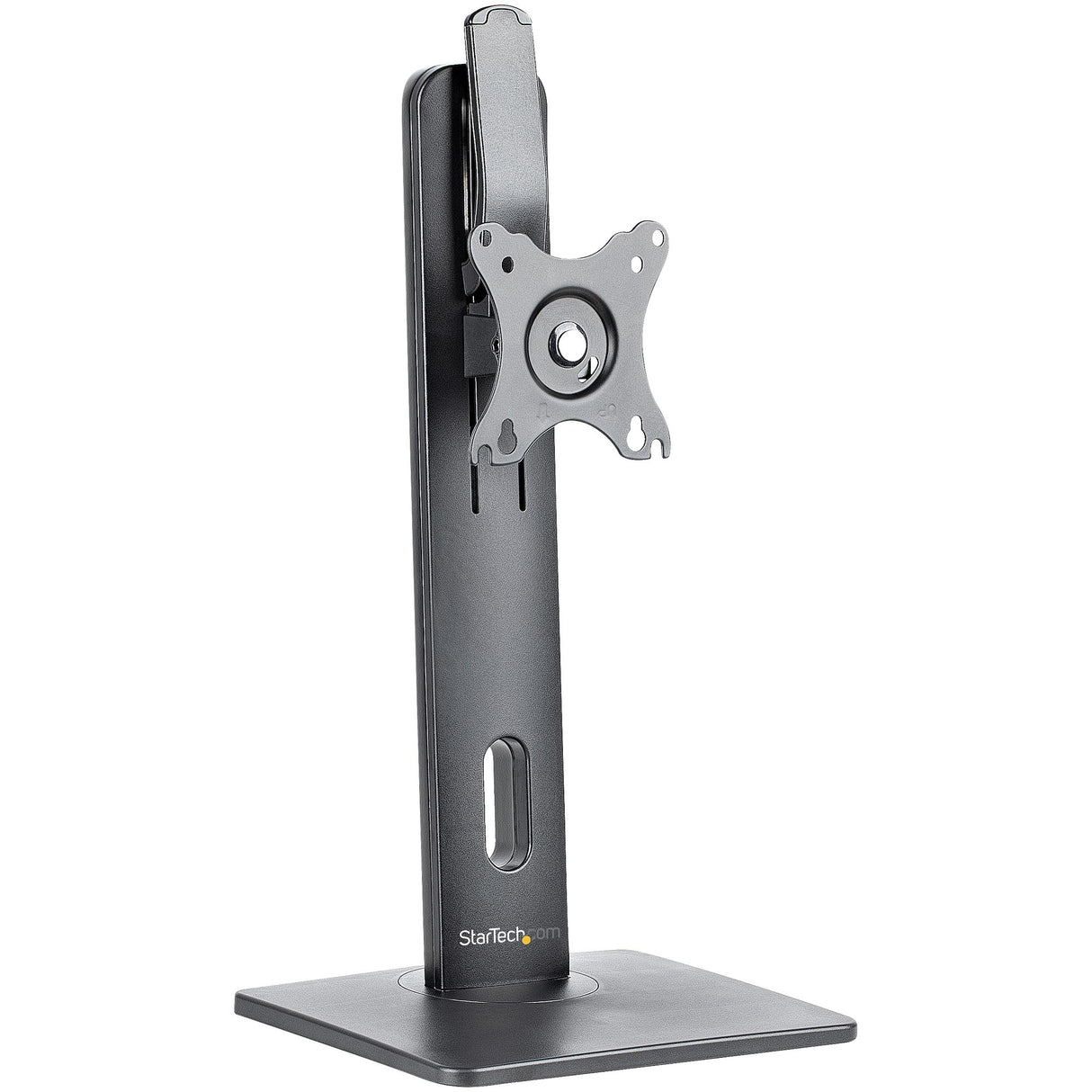 StarTech.com Soporte para un Monitor - Base para Monitor con Ajuste de Altura - para Monitores VESA de hasta 32" (7kg) - Soporte Ergonómico para Escritorio - con Inclinación/Giro/Rotación Monitor Negro