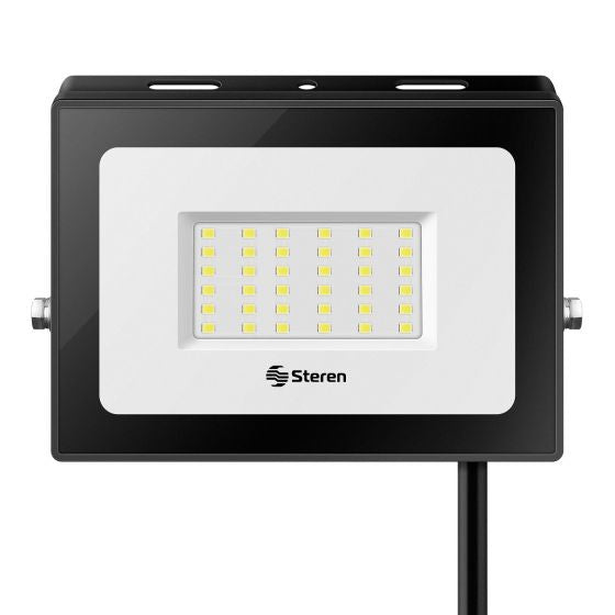 Steren LAM-830 Reflector Negro 30 W LED, Interior y exterior, 7000 K | Reflectores