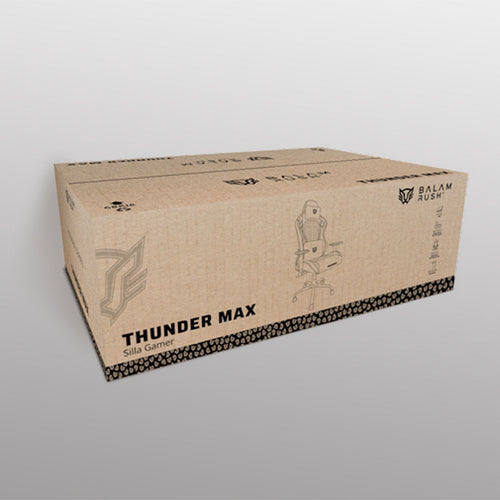 Silla Gamer Balam Rush Thunder Max V7, Reposabrazos 2D, Soporta hasta 120kg, Negro