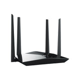 Netis System NX10 router inalámbrico Gigabit Ethernet Doble banda (2,4 GHz / 5 GHz) Negro, Wi-Fi 6 (802.11ax), Router de