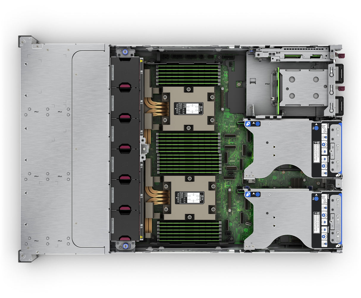 HPE ProLiant DL385 Gen11 9124 3.0GHz 16-core 1P 32GB-R 8SFF 800W PS Server, DDR5-SDRAM, Bastidor (2U)