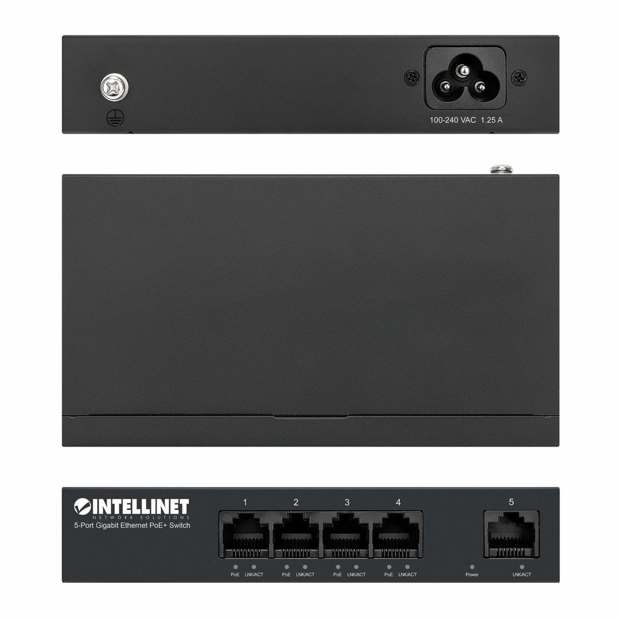 Intellinet 561792 Dispositivo de redes 5 Gigabit Ethernet (10/100/1000) 0