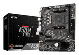 MSI A520M-A PRO placas base AMD Zócalo AM4 AMD Ryzen 3000 Series 1