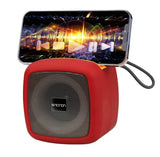 Necnon NBBSN902RG altavoz portátil y para fiesta Altavoz portátil estéreo Rojo 10 W, Inalámbrico y alámbrico, Botones, U
