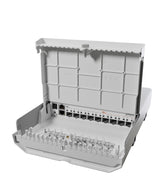 CRS310-1G-5S-4S+OUT, NetFiber 9, Ruteador/Switch exteriores, 1xGigaEth, 5xSFP 1Gbps, 4xSFP+ 10Gbps