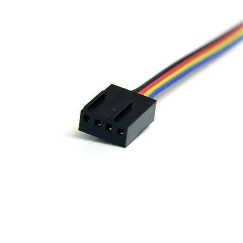 StarTech.com Cable Extensor 0,3m PWM 4 Pines Alimentación Ventilador Fan Placa Base Macho a Hembra Cables de alimentació