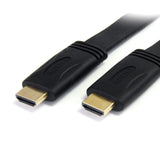 StarTech.com Cable de 3m HDMI Plano de Alta Velocidad con Ethernet - Ultra HD 4k x 2k - HDMI a HDMI Macho a Macho Cable 3,05 m HDMI tipo A (Estándar) HDMI tipo A (Estándar) Macho