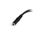 StarTech.com Adaptador Divisor de Auriculares 2x Mini-Jack 3,5mm 3 pines a Mini-Jack 4 pines Cable 0,13 m 3,5mm Macho 2 x 3.5mm