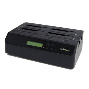 StarTech.com Clonador Borrador Autónomo USB 3.0 / eSATA a SATA de 4 Bahías para Discos Duros y SSDs 1:3 - Docking Statio