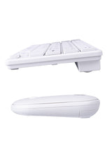 TechZone TZACCBI04 teclado Ratón incluido Hogar RF inalámbrico QWERTY Blanco, Mini