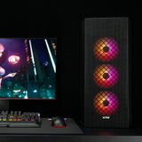 XPG DEFENDER Torre Media Negra carcasas ordenador SGCC Torre PC Negro