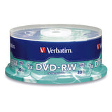 95179 - Verbatim DVD-RW 4.7GB 2X Branded 30pk Spindle 4,7 GB 30 pieza(s)
