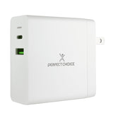 Perfect Choice PC-240396 cargador de dispositivo móvil Universal Blanco Corriente alterna Cargador inalámbrico Carga ráp