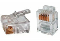X-Media XM-C6-8P8C-50 conector RJ-45 Transparente, Macho, Derecho, 50 pieza(s)