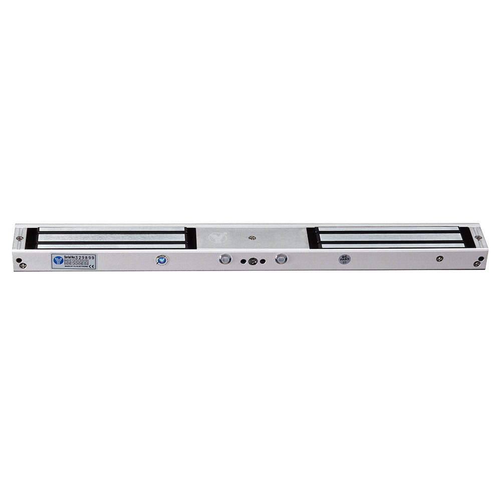 Yli Electronic YM-180NDLED + MBK-180NDZL cerradura electromagnética 180 kg, Aluminio adonizado, 400 mA, 200 mA