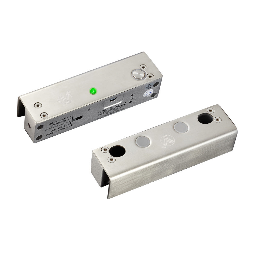 Yli Electronic YB-500U(LED) cerradura electromagnética 1000 kg, for fully frameless glass door