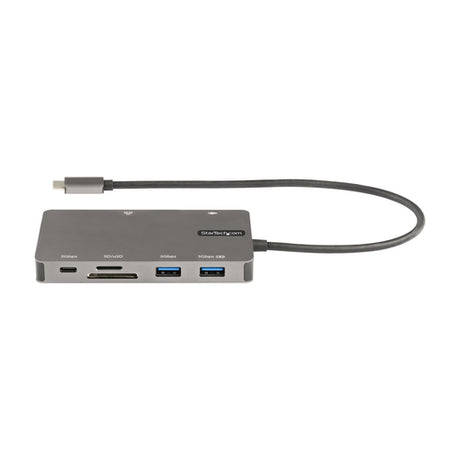 StarTech.com Adaptador Multipuertos USB C - Docking Station de Viajes HDMI 4K 30Hz o VGA - Hub Ladrón USB 3.0 de 5Gbps (