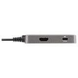 StarTech.com Adaptador Multipuertos USB C - USB-C a HDMI 2.0 4K 60Hz, PD con Paso de 100W - Hub USB de 3 Puertos de 10Gbps - Mini Docking Station USB Tipo C Portátil - Cable de 25cm Laptop Alámbrico USB 3.2 Gen 2 (3.1 Gen 2) Type-C 1 2
