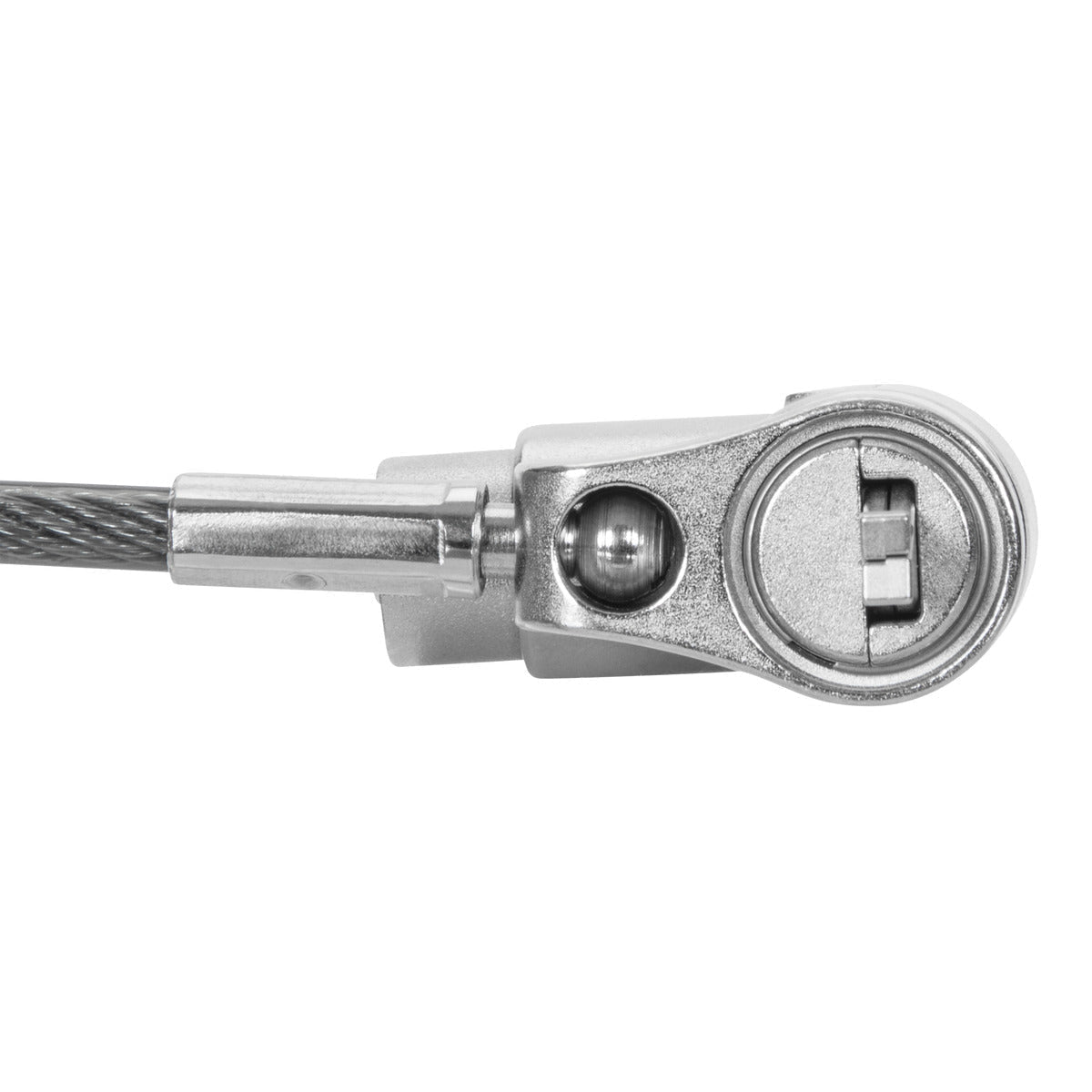 Targus ASP95MKGLX-25 Cable Plata Monitor, Portátil, Smartphone Llave Acero galvanizado