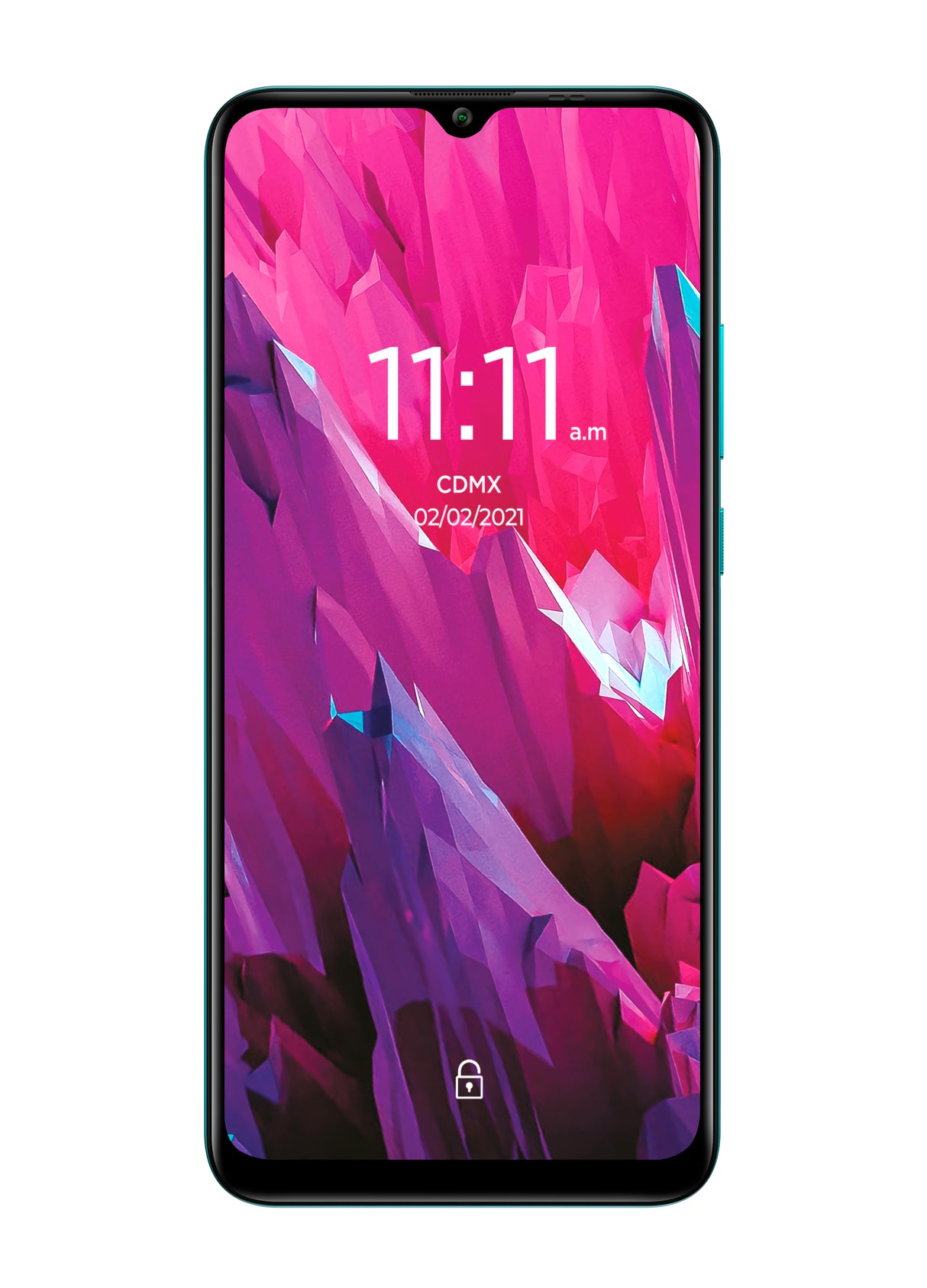 Smartphone Lanix Alpha 1V 6.5" HD 32GB/2GB Nano Dual Sim Cámara 13+2MP+2MP/8MP Octacore Android 11 Color Aqua