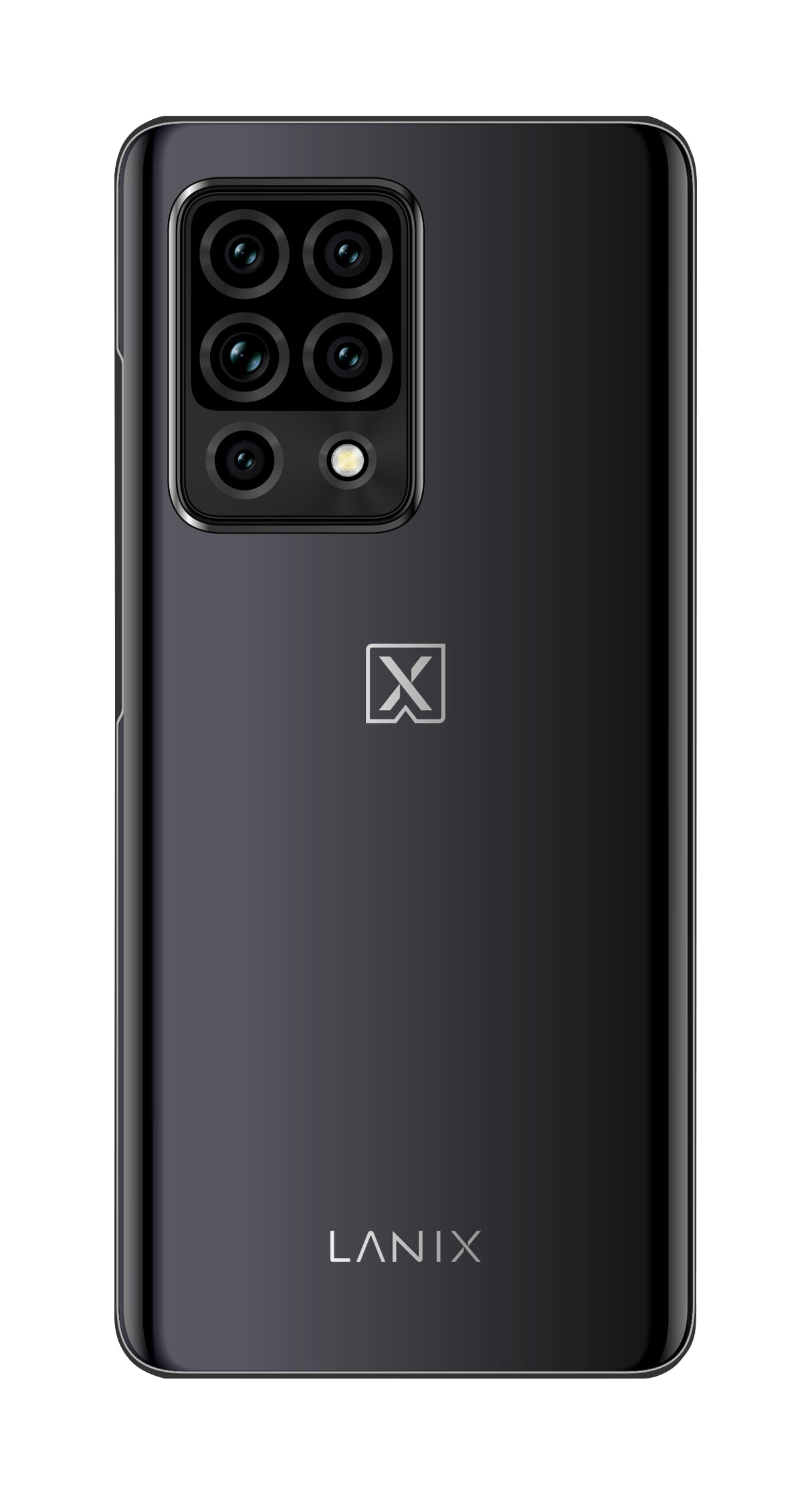 Smartphone Lanix Alpha 9V 6.6" HD 128GB/8GB Dual Sim Cámara 64MP+8MP+5MP+2MP+2MP/32MP Mediatek Android 11 Color Gris