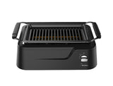 Midea MSG15IR2EB parrilla eléctrica de contacto, Negro, Rectangular, Giratorio