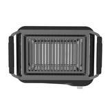 Midea MSG15IR2EB parrilla eléctrica de contacto, Negro, Rectangular, Giratorio