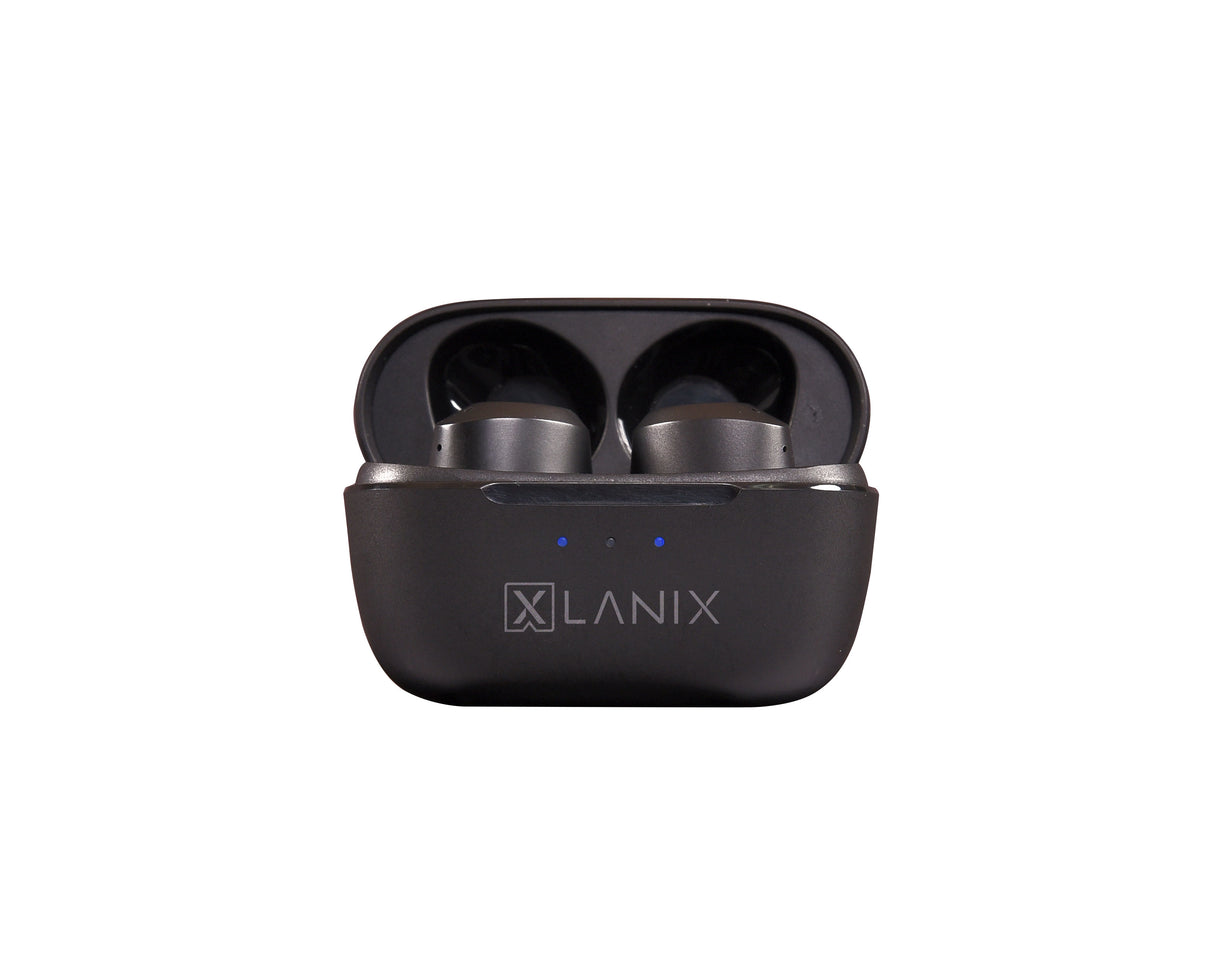 Audífonos Lanix LXW1 Inalámbricos Bluetooth 5.0 Touch Color Negro