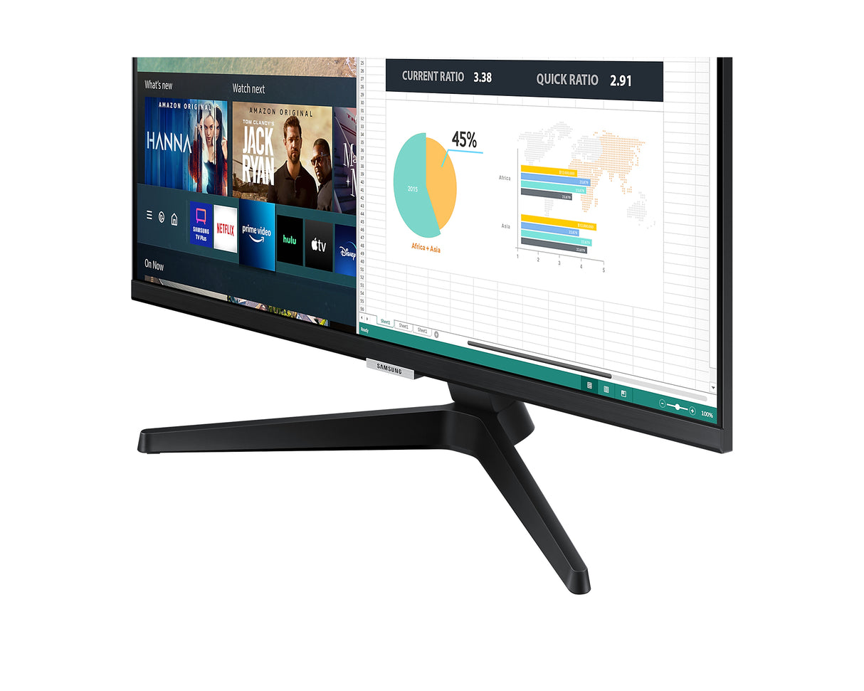 Samsung Smart Monitor Monitor 61 cm (24") 1920 x 1080 Pixeles Full HD LCD Wifi Negro