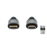 Manhattan Cable HDMI 8K@60 Hz con Ethernet, 1 m, certificado, apto para TODOS los usos 8K, 4K y 1080p/HD (ideal para act