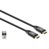 Cable de Video Manhattan HDMI a HDMI, Longitud 2m, Color Negro, 4K Ultra HD, 18Gbps, Ethernet.