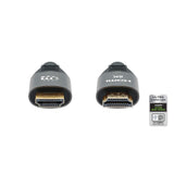 Manhattan Cable HDMI 8K@60 Hz con Ethernet, 2 m, certificado, apto para TODOS los usos 8K, 4K y 1080p/HD (ideal para act