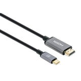 Manhattan Cable USB C a HDMI V3.1 2 Mts 4K, Macho a Macho