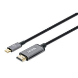 Manhattan Cable USB C a HDMI V3.1 2 Mts 4K, Macho a Macho