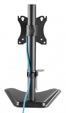 Manhattan Soporte de sobremesa para TV/monitores, montaje traseros tipo base, inclinación/giro/rotación, para pantallas