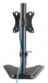 Manhattan Soporte de sobremesa para TV/monitores, montaje traseros tipo base, inclinación/giro/rotación, para pantallas