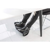 Manhattan Reposapiés ergonómico con balanceo soportes para el apoyo de pies Plástico Negro 10 kg 502 mm