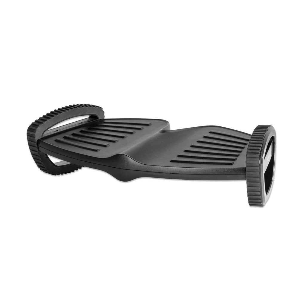 Manhattan Reposapiés ergonómico con balanceo soportes para el apoyo de pies Plástico Negro 10 kg 502 mm
