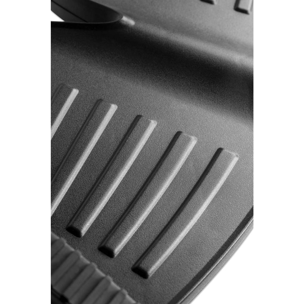 Manhattan Reposapiés ergonómico con balanceo soportes para el apoyo de pies Plástico Negro 10 kg 502 mm