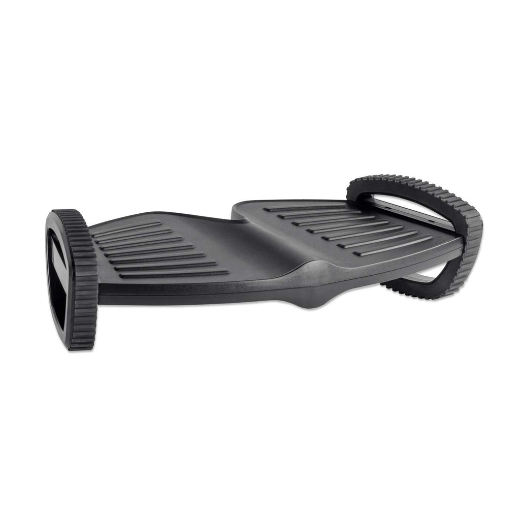 Manhattan Reposapiés ergonómico con balanceo soportes para el apoyo de pies Plástico Negro 10 kg 502 mm