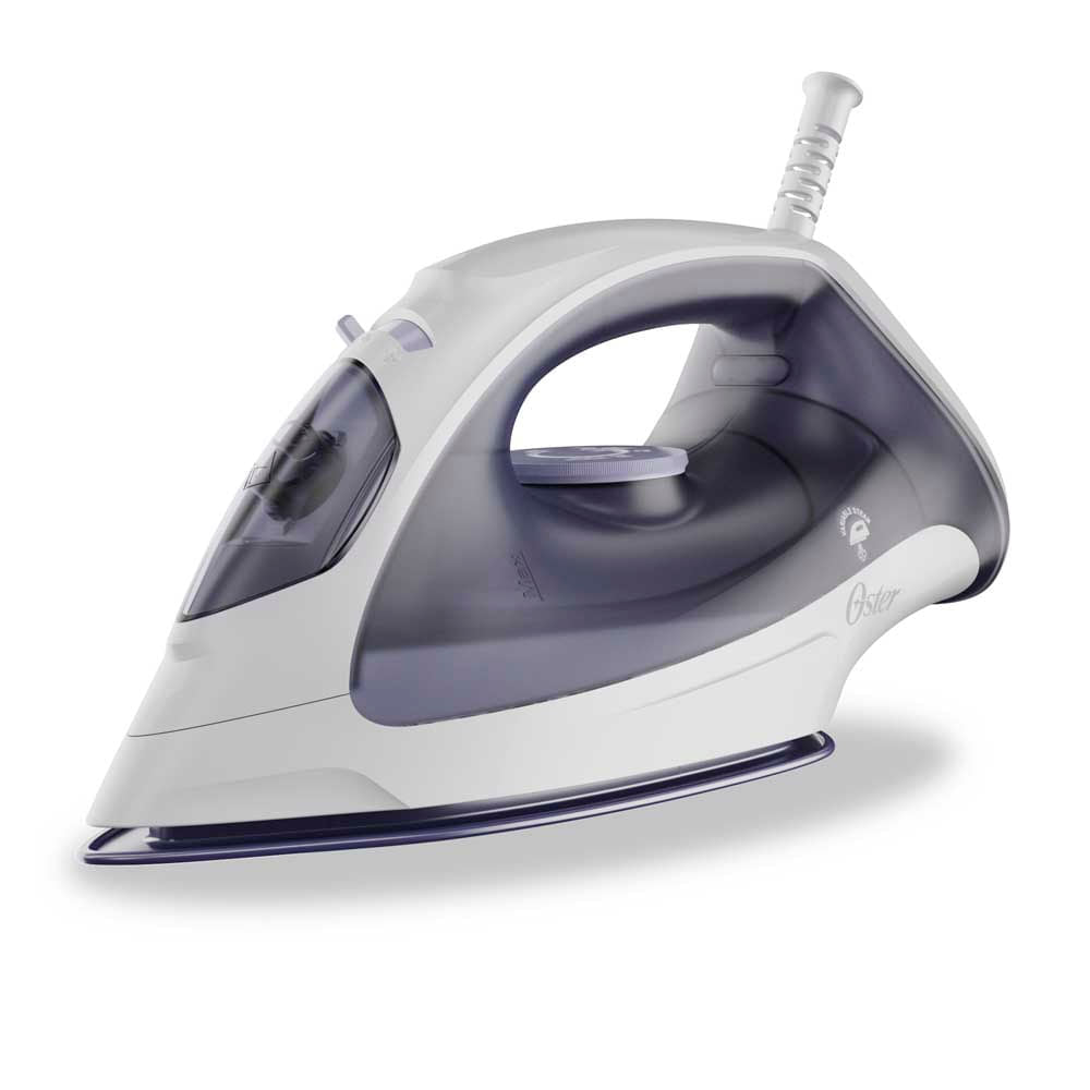 Oster GCSTBS3802 plancha Plancha a vapor Suela antiadherente Blanco, Azul, 180°, Giratorio