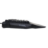 Brobotix Teclado Gamer Alámbrico USB, RGB, One Hand, Modelo 567892