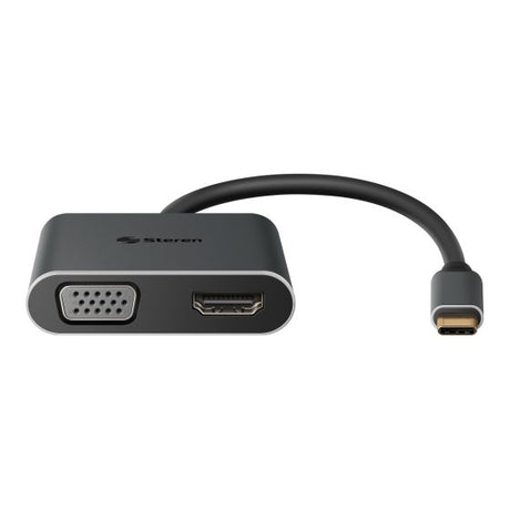 Steren USB-5265 base para laptop o replicador de puertos Alámbrico USB 3.2 Gen 1 (3.1 Gen 1) Type-C Negro