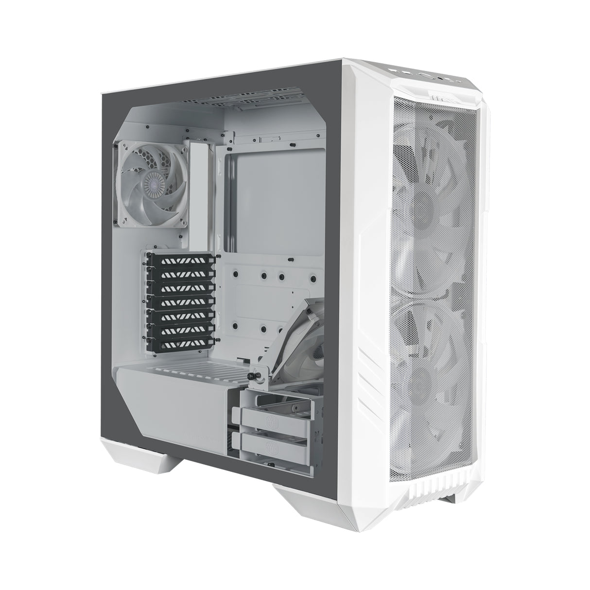 Cooler Master HAF 500 Midi Tower Blanco, ATX, Micro ATX, SSI CEB, H500-WGNN-S00