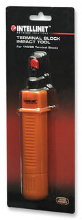 Intellinet Herramienta de Impacto para Terminal Block crimpadoras 177,8 mm 122 g 1 pieza(s) Naranja